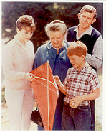 Sheriff Taylor Aunt Bea and Opie in Mayberry