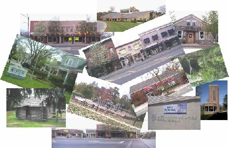 Composite Picture of Milford Michigan Scenes